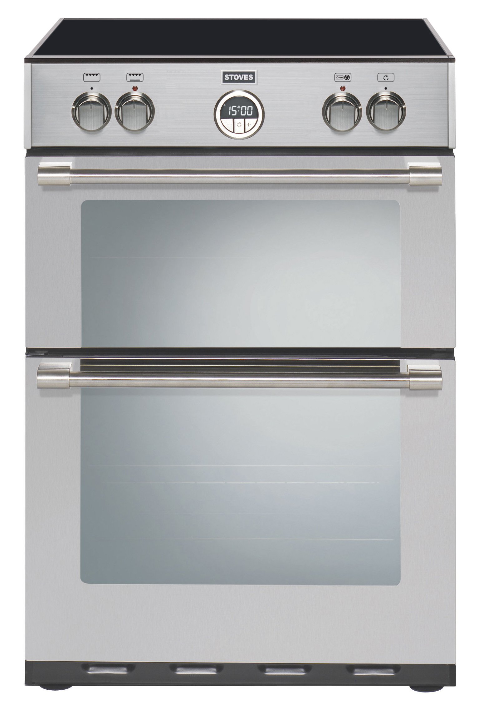 60cm Electric Range Cooker With A 4 Zone Electric Induction Hob, Conventional Oven & Grill and Multifunction Main Oven